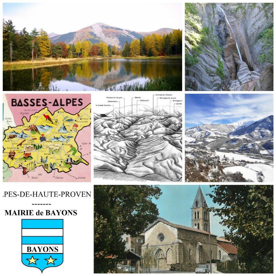 Gite La Taniere Des Alpes Bayons Exterior foto