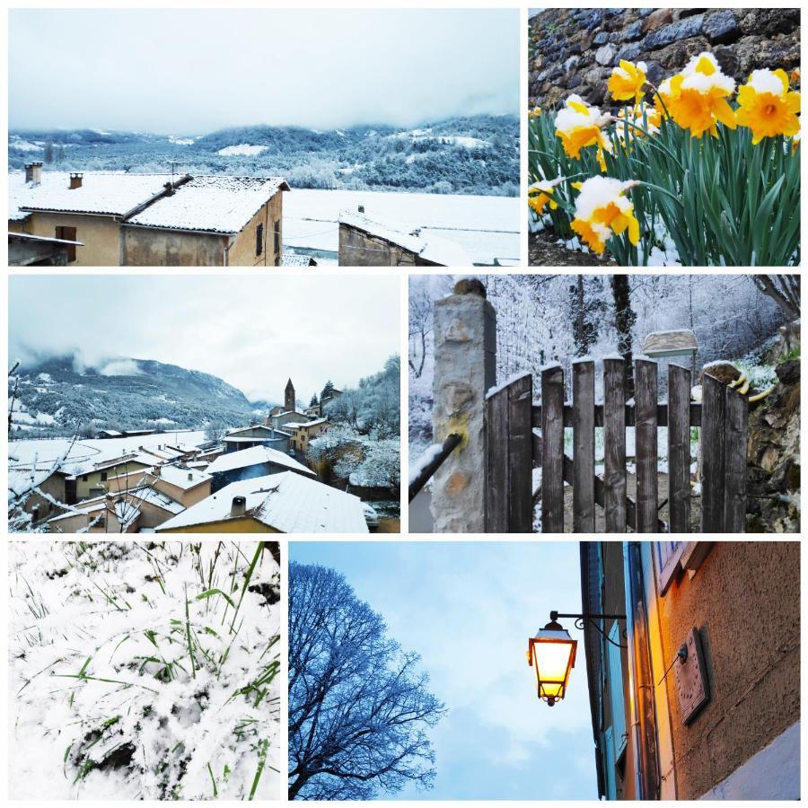 Gite La Taniere Des Alpes Bayons Exterior foto